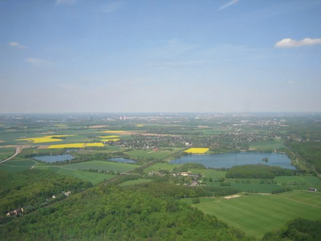 Angermund aus der Luft